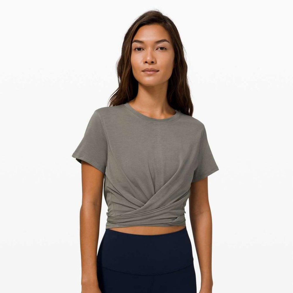 lululemon | Time To Restore SS Shirt - Gray Sage